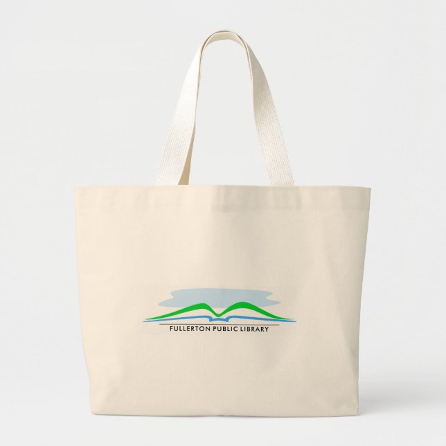 Buch-Tasche Jumbo Stoffbeutel (Vorne)