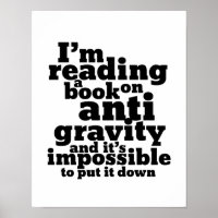 Buch über Anti Gravity Funny Science Geek Puns