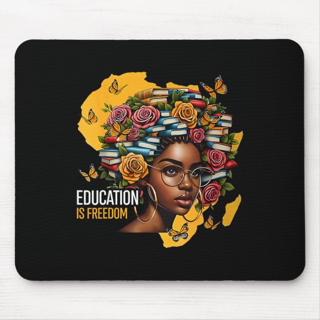 Buch über die Bildung zur Schwarzen Geschichte ist Mousepad (Vorne)