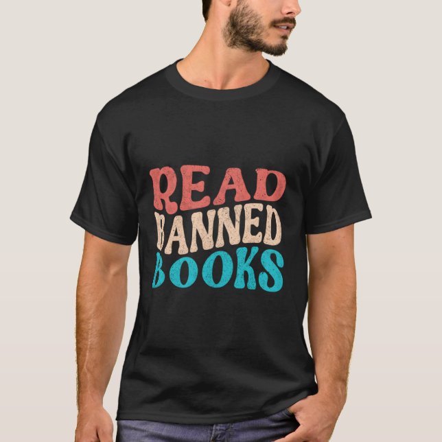Buch über verbotene Bücher T-Shirt (Vorderseite)