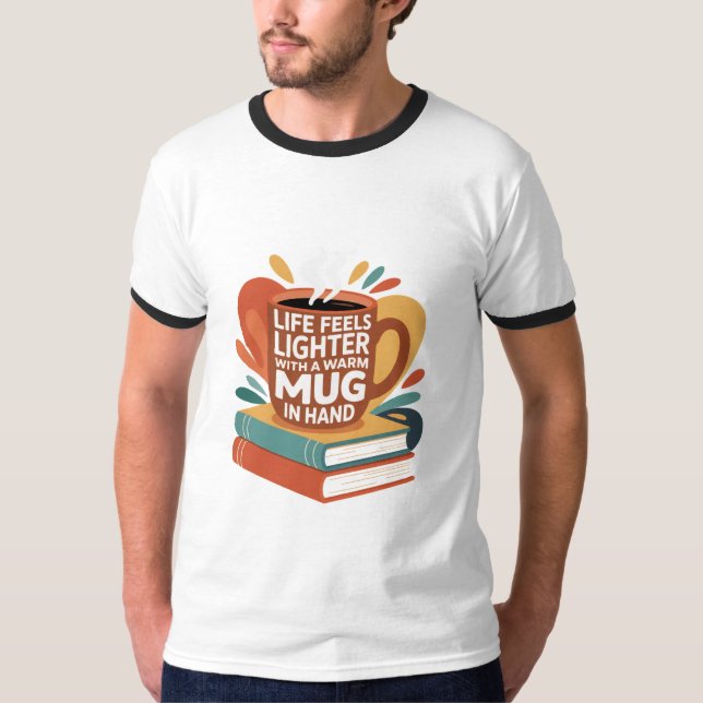 Buch und Brew Bliss T-Shirt (Vorderseite)