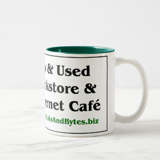 Buch- und Byte-Tasse Zweifarbige Tasse