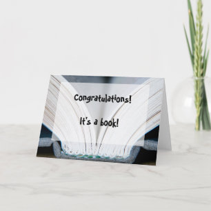 Buch-Veröffentlichungs-Karte Karte