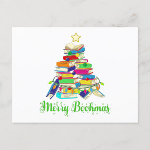 Buch Weihnachtsbaum, Buch Weihnachten Postkarte