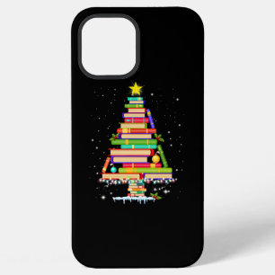 Buch Weihnachtsbaum Frohe Weihnachten Bibliotheka iPhone 12 Pro Max Hülle
