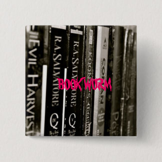 BUCH-WURM BUTTON