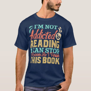 Buch Zitat Literarische Publikumsliste Lesen Text T-Shirt