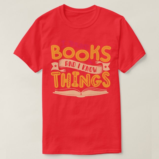 Buch Zitat Literatur Pub Buch lesen Tet De T-Shirt (Design vorne)