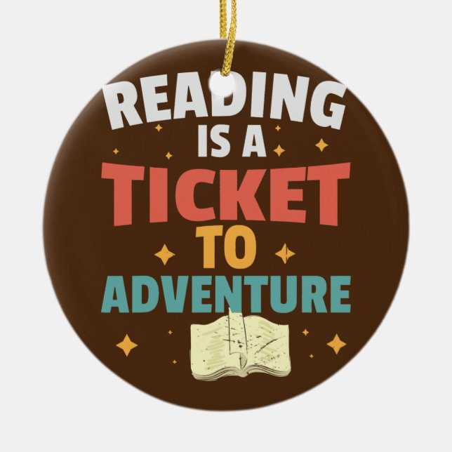 Buch zum Lesen des Abenteuerbücherbuches Keramik Ornament (Vorne)