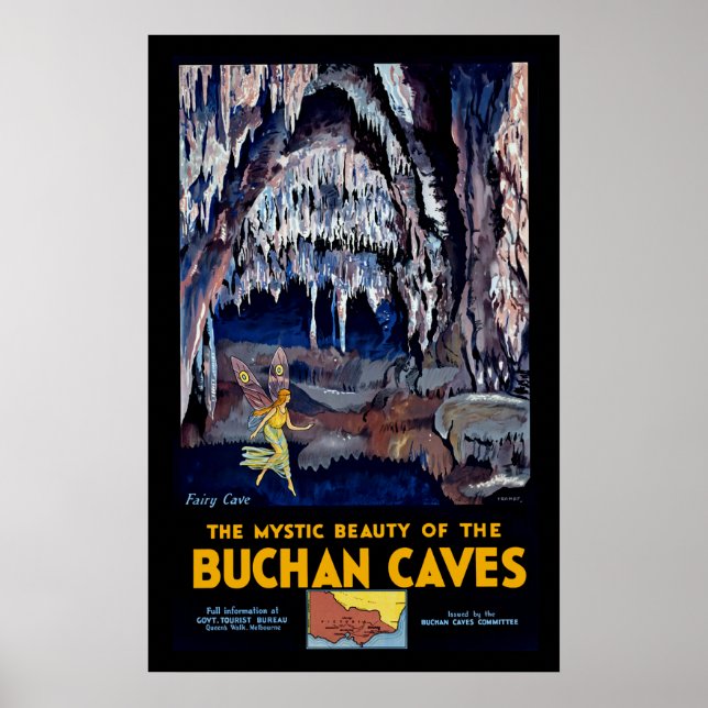 Buchan Caves Australien Poster (Vorne)