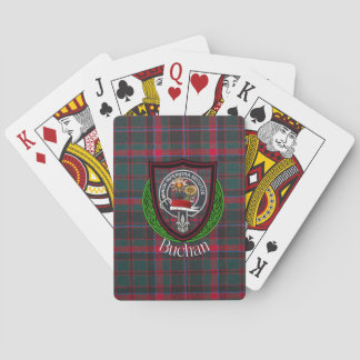 Buchan Scottish Clan Tartan & Crest Spielkarten