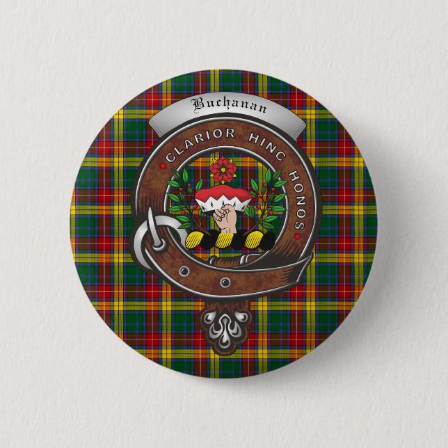 Buchanan Clan Abzeichen Buttons (Vorderseite)
