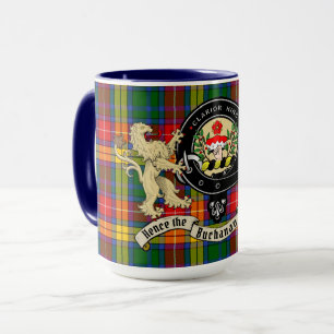 Buchanan Clan Abzeichen & Tartan Tasse