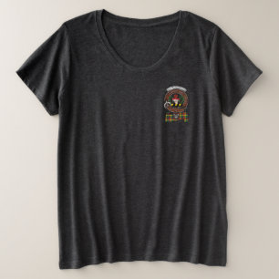 Buchanan Clan Abzeichen Women's Pocket Große Größe T-Shirt
