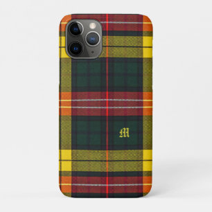 Buchanan Clan Plaid schottisches Muster Monogramm Case-Mate iPhone Hülle