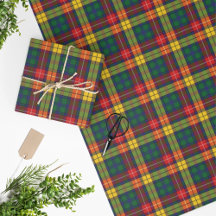 Buchanan Clan Tartan Karierte Musterferien
