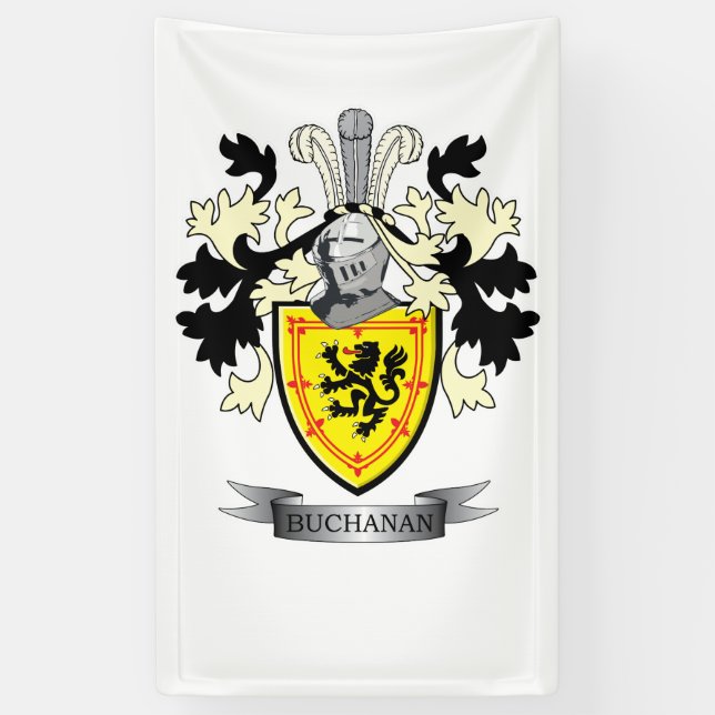 Buchanan-Familienwappen-Wappen Banner (Vertikal)