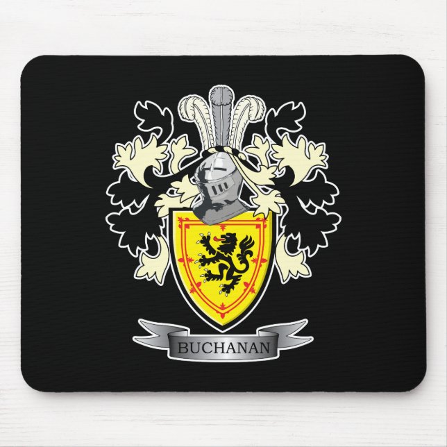 Buchanan-Familienwappen-Wappen Mousepad (Vorne)