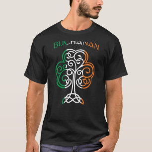 BUCHANAN Irish Name Kleeblatt Ireland Flaggenfamil T-Shirt
