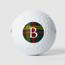Buchanan Kariert Custom Monogram Golf Balls Golfball