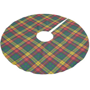 Buchanan Kariert Tartan Pattern Polyester Weihnachtsbaumdecke