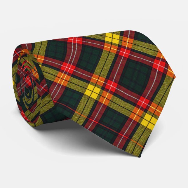 Buchanan Modern Tartan Krawatte (Gerollt)