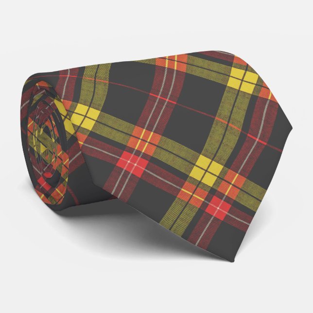 Buchanan Modern Tartan Krawatte (Gerollt)