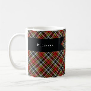 Buchanan Old Dress Scottish Clan Tartan Kariert Kaffeetasse