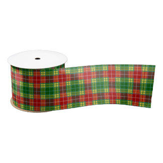 Buchanan schottisches Tartan-Muster Satinband