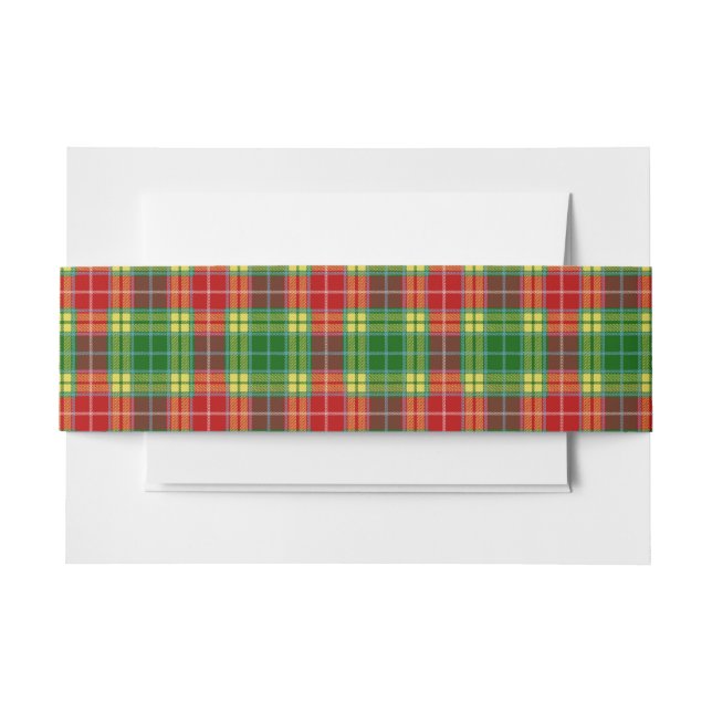 Buchanan Scottish Tartan Belly Band (Vorderseite Beispiel)