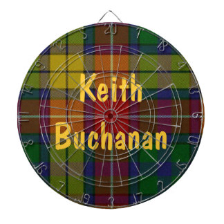 Buchanan Tartan Kariert Dart Board Dartscheibe