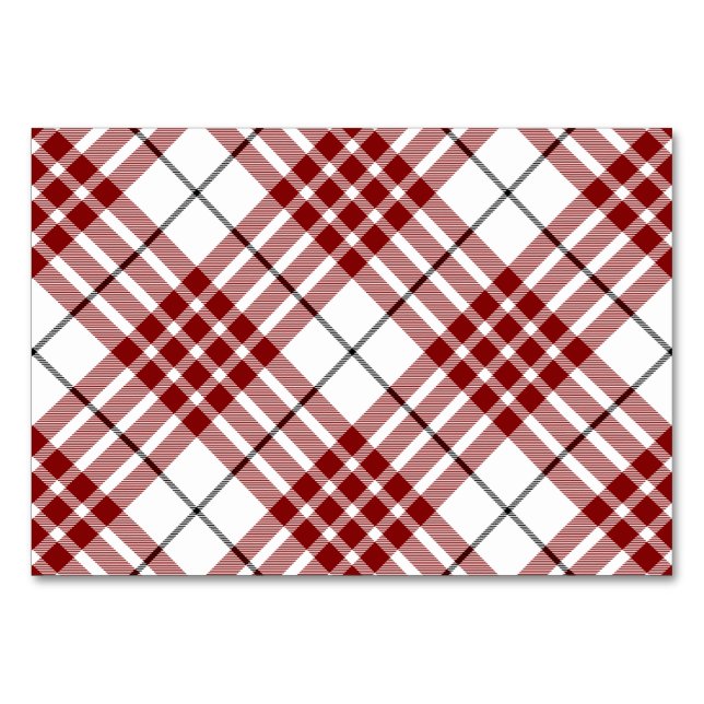 Buchanan tartan kariert tischnummer (Vorderseite)