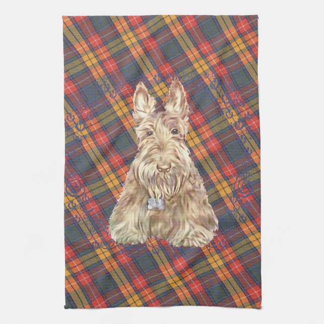 Buchanan Tartan Scottie Küchentuch (Vertikal)