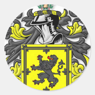 Buchanan-Wappen Runder Aufkleber