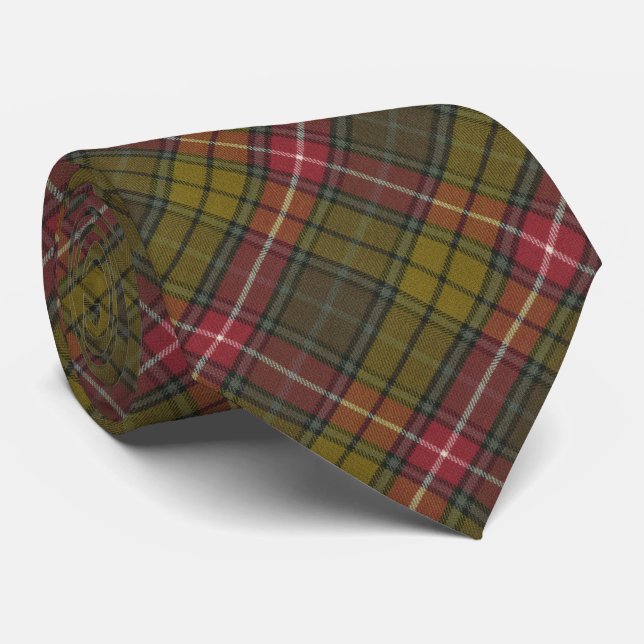 Buchanan Weathered Original Scottish Tartan Krawatte (Gerollt)