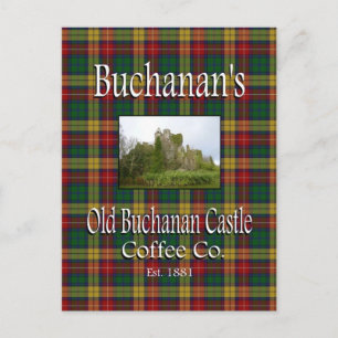 Buchanan's Old Buchanan Castle Coffee Co. Postkart Postkarte