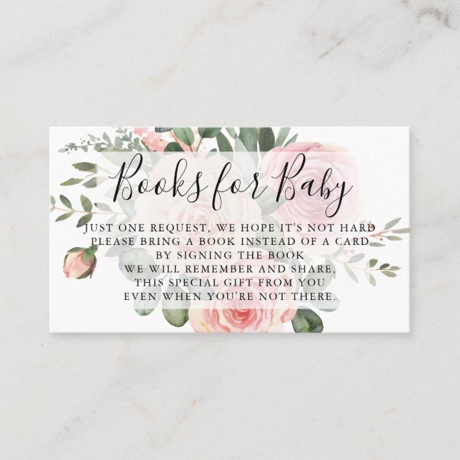 Buchanforderung | Einladung zur Babydusche (Vorderseite)