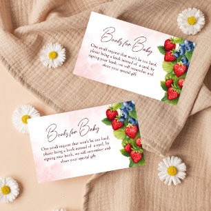 Buchanfrage für Blaubeere Begleitkarte