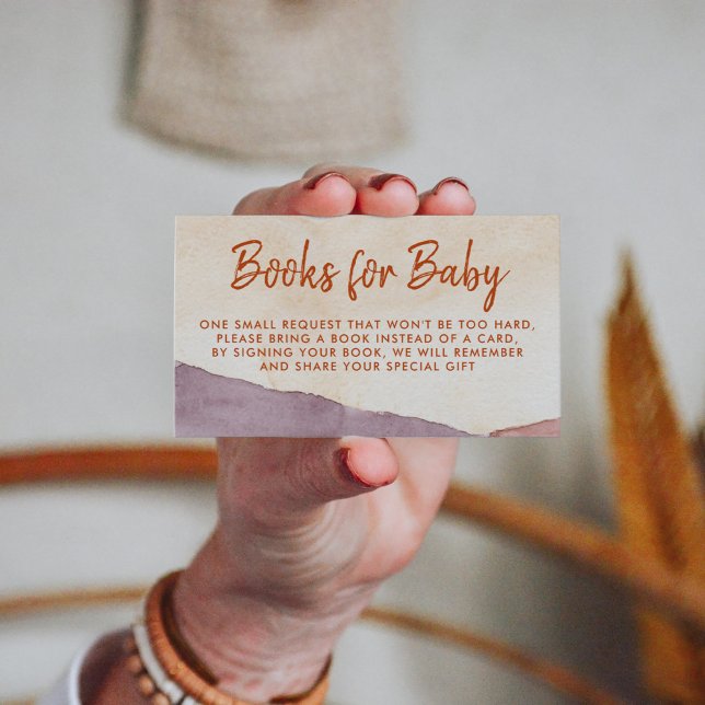 Buchanfrage für Boho Abstrakt Wüste und Sonnensche Begleitkarte (Von Creator hochgeladen)