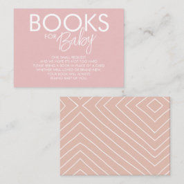 Buchanfrage für Boho Pink und Blush Begleitkarte