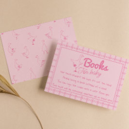 Buchanfrage für das Alberne Gänsebaby Begleitkarte