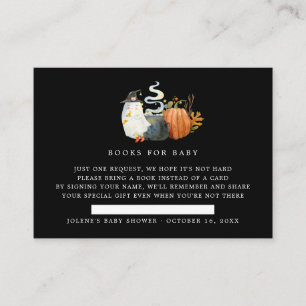 Buchanfrage Halloween Ghost Baby Dusche Begleitkarte