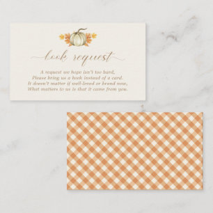 Buchanfrage - Herbst-Kinderdusche   Begleitkarte