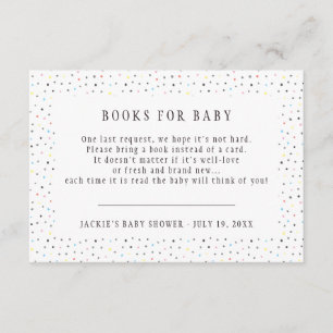 Buchanfrage Matching Baby Shower Enclosure Card Begleitkarte