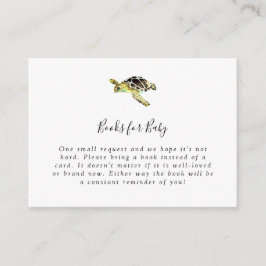 Buchanfrage QR Code Sea Turtle Baby Shooter Begleitkarte