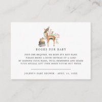 Buchanfrage | Spring Woodland Baby Dusche