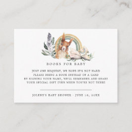 Buchanfrage | Waldtiere Begleitkarte