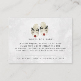 Buchanfrage | Weihnachts-Rentier-Kinderdusche Begleitkarte