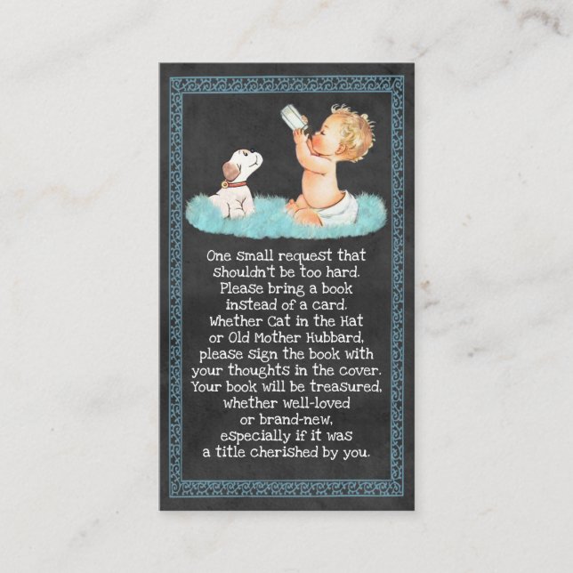 Buchanfragen für Vintage Jungen und Welpen 059 Begleitkarte (Vorderseite)