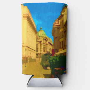 Bucharest Pallace Digital Painting Art Print Selters Dosenkühler